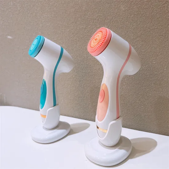 New Electric Facial Cleanser Home Rechargeable Face Brush Silica Gel Rotary Cleaning 