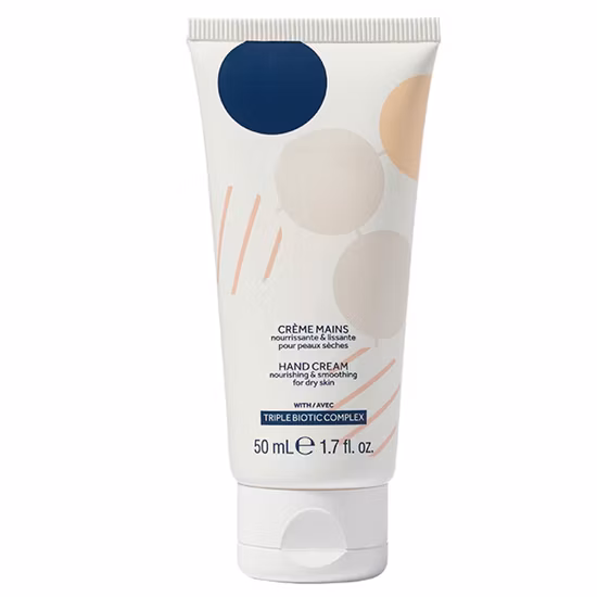 Crema de manos natural triple biótica, nutritiva y suavizante